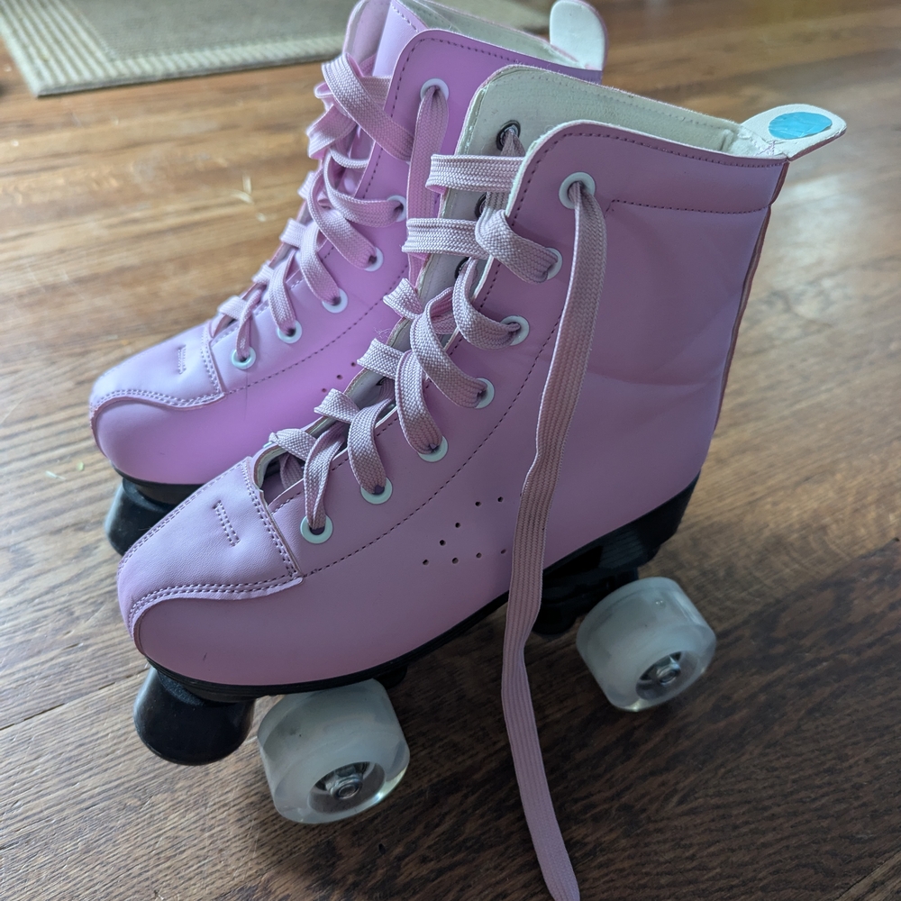Kids Pink Roller Skates